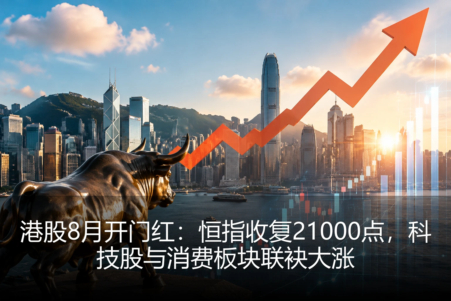 港股8月开门红:恒指收复21000点,科技股与消费板块联袂大涨
