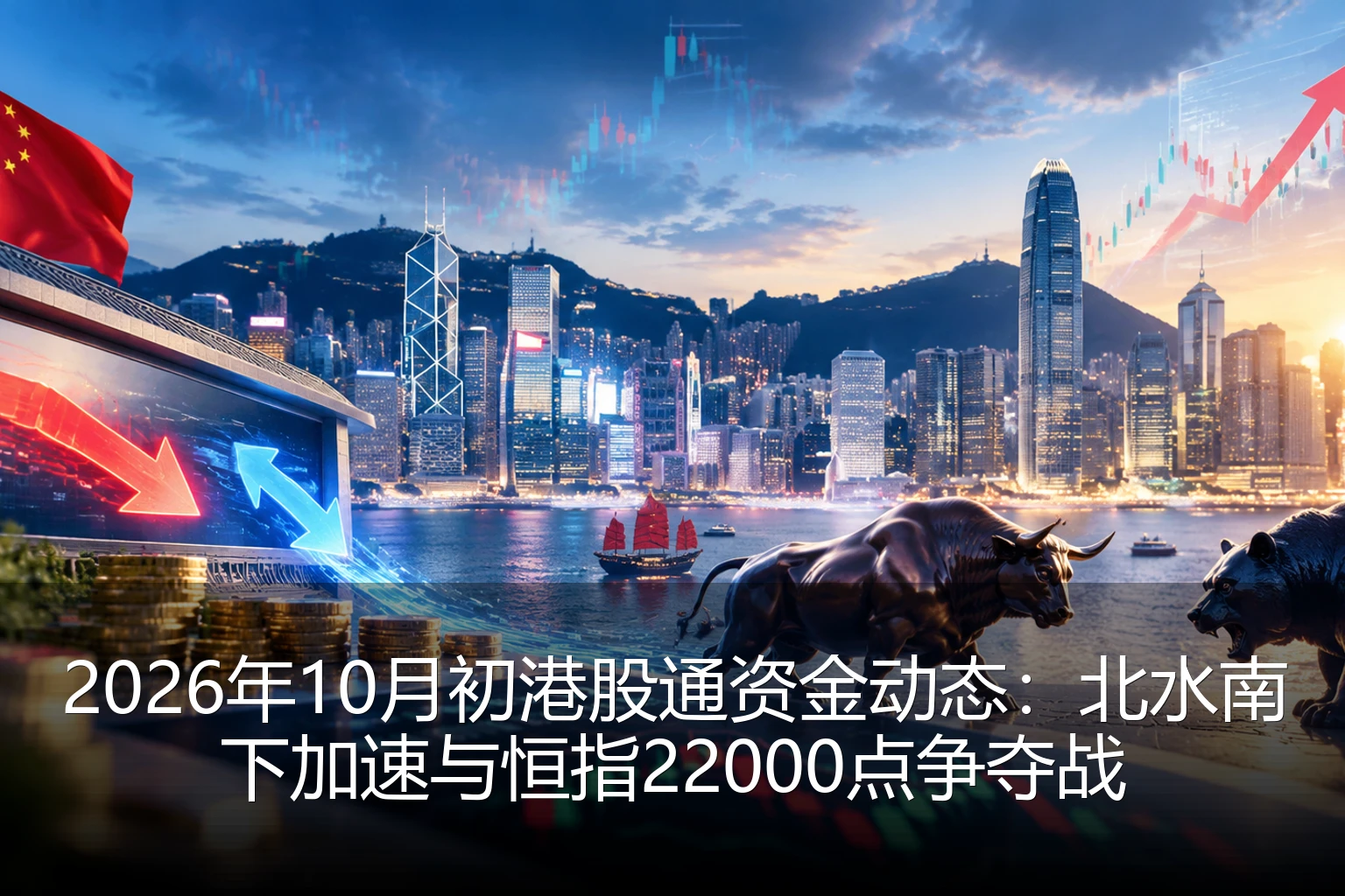 2026年10月初港股通资金动态:北水南下加速与恒指22000点争夺战